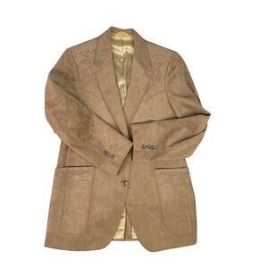 Scully Leatherwear Vintage Jacket Ultrasuede Western Sports Coat Blazer